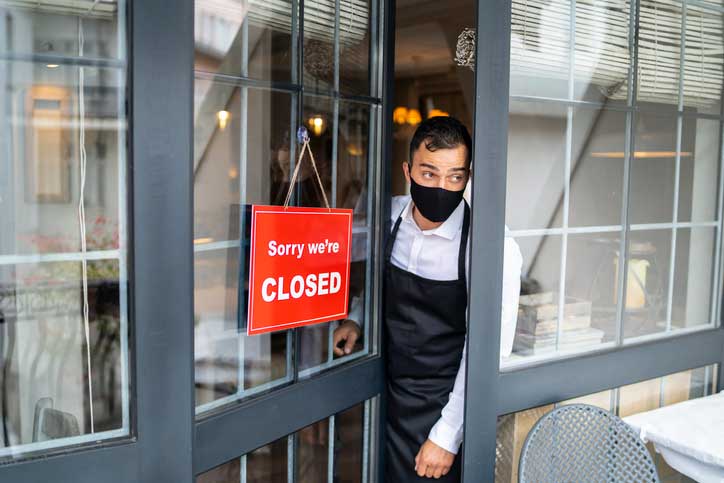 restaurant closed sign - top rated restaurant insurance coverage provider park ridge